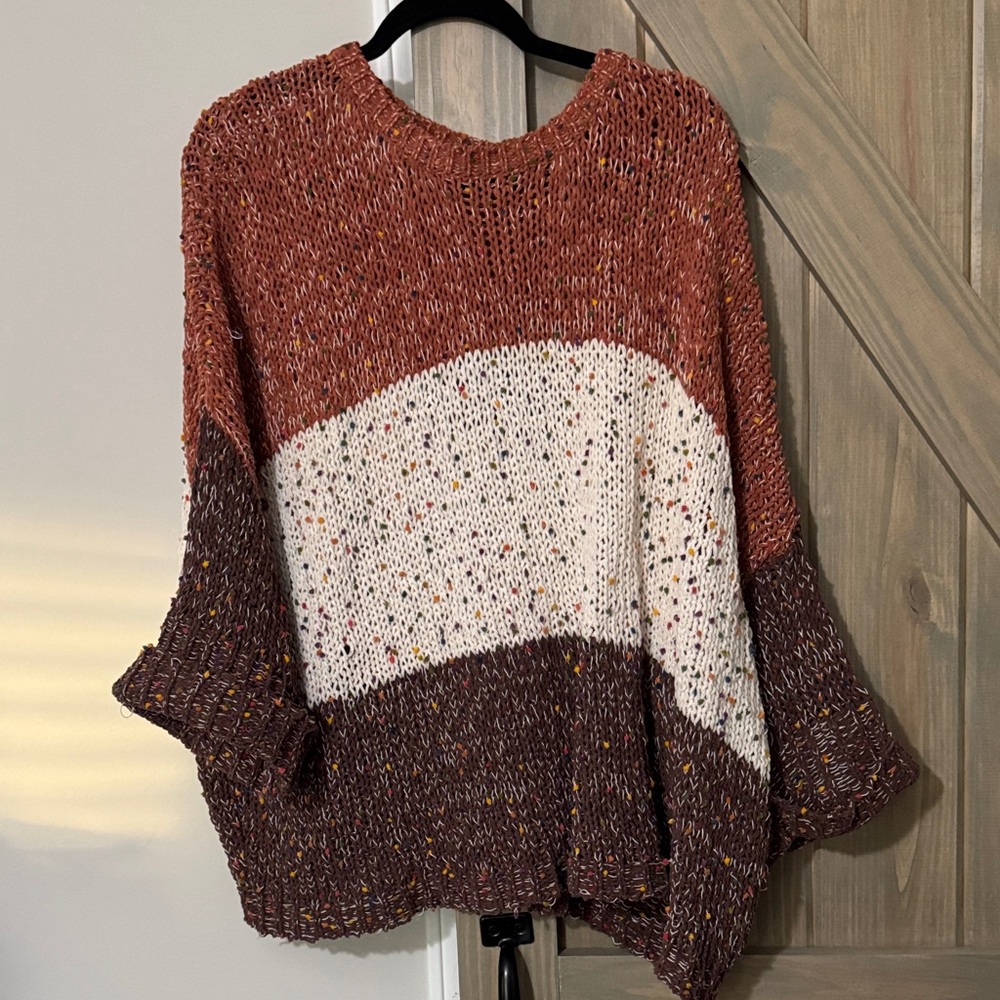 She + Sky Multicolor Knit Sweater